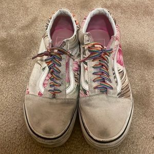 Flower Print Vans